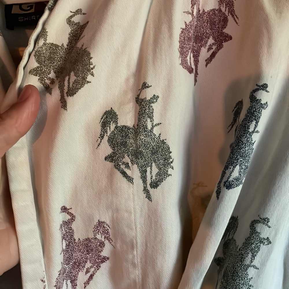 Bucking Cowboy Robe - Picture 2 of 6